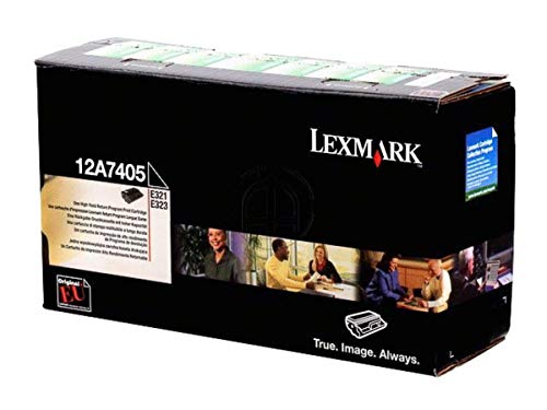 Toner Lexmark Optra E 323 noir d'origine 12A7405 évite les traces 6k p