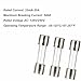 BE-TOOL 5x20mm Fast-Blow Glass Fuses with Multiple Fusing Characteristics 250V 20A Tube Fuses for Circuit Protection (3 Pcs)