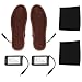 Heizung Einlegesohlen EU Stecker 100V-240V Elektrische Beheizte Einlegesohlen Fußwärmer Schuh-Pad Thermische Sohlen für Lange Erwärmung( 41-42 )