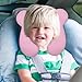 ZHOMA Baby Travel Pillow, Upgrade U-Shape Infant Pillow for Car Seat Pushchair and Stroller, Soft Comfortable Sleep Cushion for Kids Newborn and Toddler -Pink