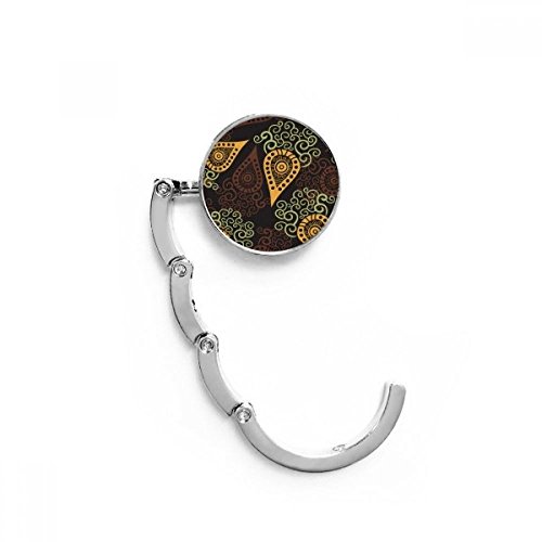 Accroche-sac pliable multicolore radis au format mini 4,4x4,4 cm