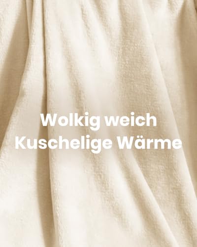 Good Nite Fleecedecke, flauschig, Flanell, warm, weich, Überwurf für Sofa, Couch, Tagesdecke – Ansicht 4