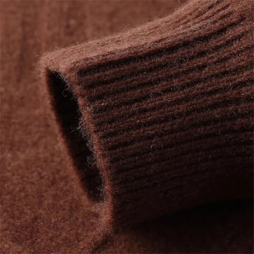 Men's Sweater O-Neck Long Sleeves Knitted Wool Retro Argyle Designed Pattern Pullover3