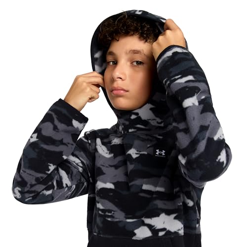 Image of Under Armour Boys' Pullover Hoodie Sweatshirt, Soft & Comfortable Fleece, Outdoor Collection