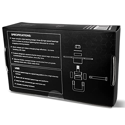 Meister SpeedKills Thunderbolt Speedbag-Drehgelenk mit Dreifach-Kugellager