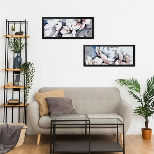 Image of LaVie Home 10x24 Picture Frame for Wall Display, 10x24 Black Picture Frame with HD Plexiglas, 10 x 24 Poster Frame 1 Pack, Display Frame for Vertical or Horizontal, Classic Collection