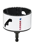 LENOX Tools Bi-Metal Speed Slot Arbored Hole Saw with T3 Technology, 3-3/8