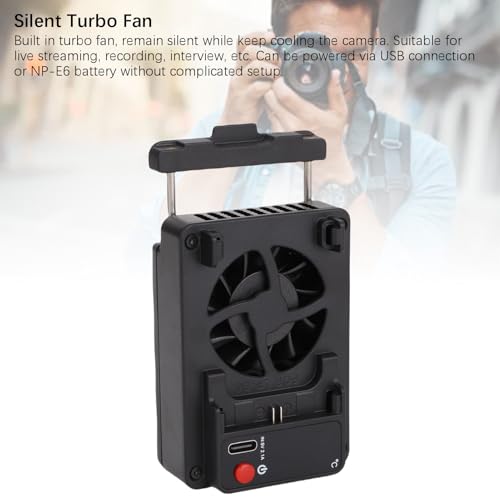 Ventilateur de refroidissement caméra intelligent pour filmer sans interruption