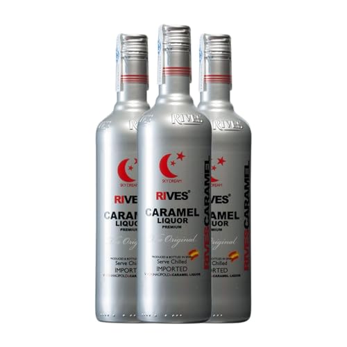 Vodka Rives Von Haupold Caramelo 70 cl (Caja de 3 Botellas de 70 cl)