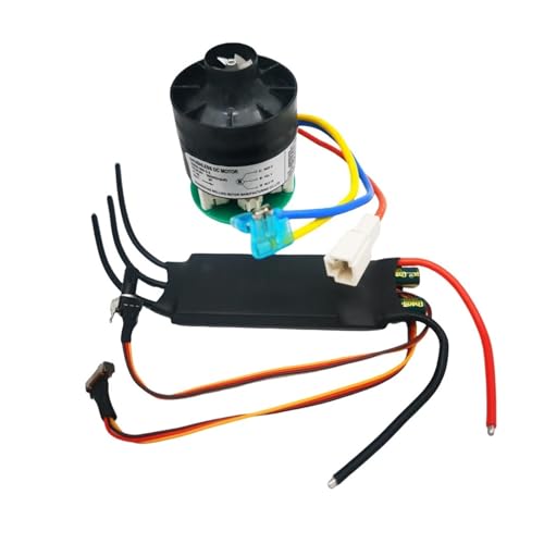 Ventilador turbo de succión con motor sin escobillas trifásico de ultra alta velocidad de 28,8 V y 500 W, con motor sin escobillas trifásico de 1000 W y 50 A, compatible con accionamiento Hall.