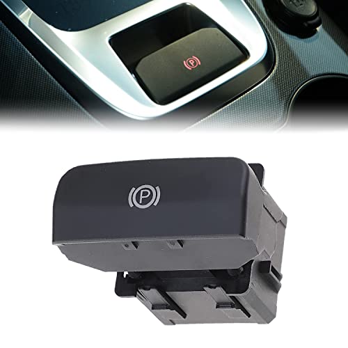 FineBoing Interruptor electrónico de freno de mano Interruptor de freno de estacionamiento 470706 Botón de control de freno de mano para P-eugeot 3008 5008 para C4 Picasso DS4 470703 (negro mate)