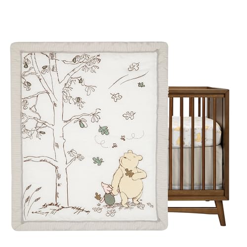 Image of Lambs & Ivy Disney Baby Storytime Pooh 3-Piece Nursery Crib Bedding Set