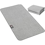 除湿シート セミシングル B型シリカゲル 備長炭入り 高吸湿力 敷くだけ簡単 防ダニ 防カビ 消臭 吸湿センサー付き 繰り返し使える マットレス ベッド 布団 寝室 除湿マット 梅雨・結露対策 洗える いつでも清潔快適に ライトグレー (70*180cm, セミシングル)