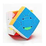 Cubo de Velocidad 3x3x3, Cubo Mágico sin Pegatinas Cubo de Rompecabezas de Giro Suave Juguetes Educativos para el Cerebro Regalo para Niños y Adultos (2 Pulgadas)