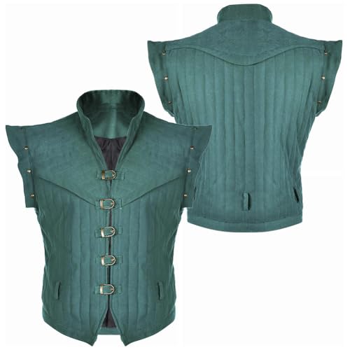 Gilet médiéval dégagé pour homme pour costume de carnaval et fête