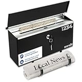 SereneLife Briefkasten, Postkasten, Mailbox, Briefkasten mit Zeitungshalter, 8.4x29x40cm, Schloss...