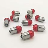 Watt: 5 W 10 x 207R rot R5 W Ba15S Rücklicht Light Car Auto Glühbirne 207 12 V 5 W