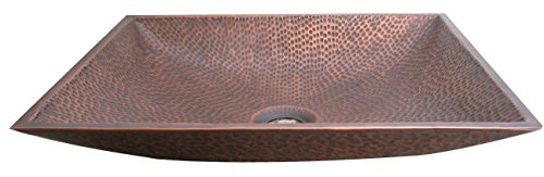 Buy 1 get 1 ๐ฅ SINDA Copper Bathroom Vessel Sink for Top Mount, w/ Pop-Up Drain Stopper, Handmade Above Counter Art Basin for Vanity. Rectangular Zen Wash Bowl, V3 Buy 1 get 1 ๐ฅ SINDA Copper Bathroom Vessel Sink for Top Mount, w/ Pop-Up Drain Stopper, Handmade Above Counter Art Basin for Vanity. Rectangular Zen Wash Bowl, V3