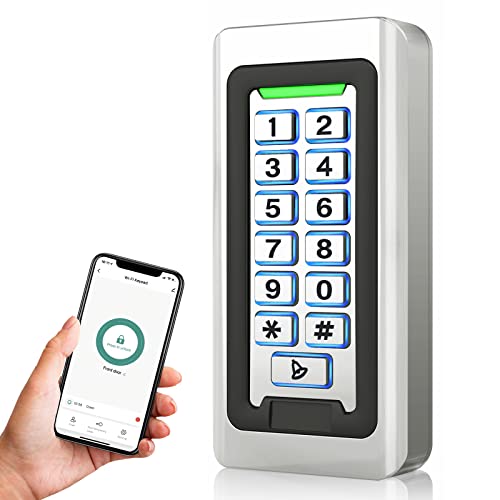 TUYA Wireless WiFi Access Control Keypad, Independent Door Access...