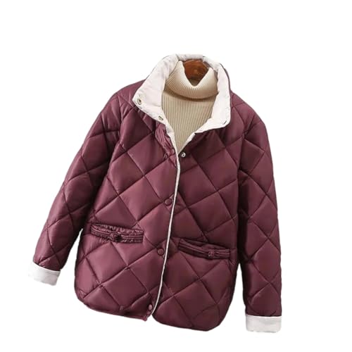 Light Purple Women's Cotton-Padded Parkas Coat: Your Cozy Companion for Winter Adventures