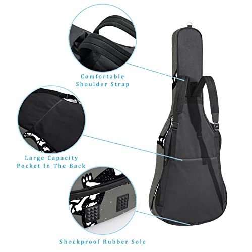 Hondank Étui de protection rembourré pour guitare acoustique classique Motif chat noir, Multicolore 03., 42.9×16.9×4.7… - Les Beatles, Paul McCartney, John Lennon, RIngo Starr, George Harrison Hondank Étui de protection rembourré pour guitare acoustique classique Motif chat noir, Multicolore 03., 42.9x16.9x4.7… – Image 4