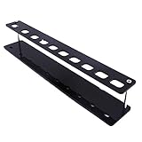 Acrylic Makeup Brush Holder, Oval Makeup Brush Set Storage Organizer 10 Lattices Cosmetic Display...