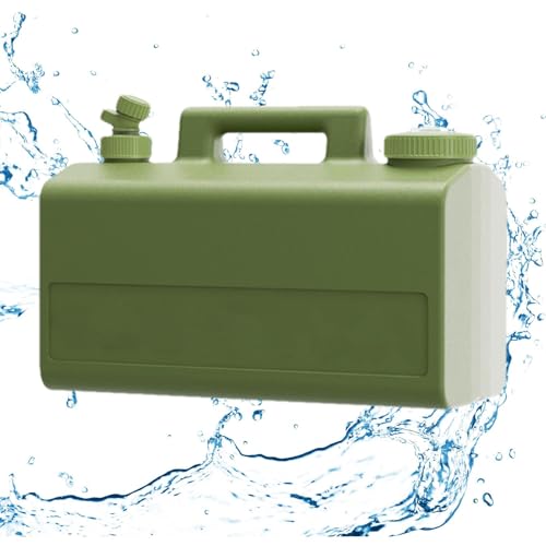 Cubo de agua con grifo, contenedores de almacenamiento de agua para acampar,Depósito de agua 20 L con grifo | Depósito de agua sin fugas con grifo, soporte de almacenamiento de agua para camping