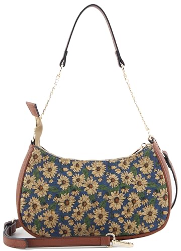 Natural Cork Zipper Saddle Bag for Women Vegetarian Shoulder Bags Vintage Crescent Purse Crossbody Hobo Handbag