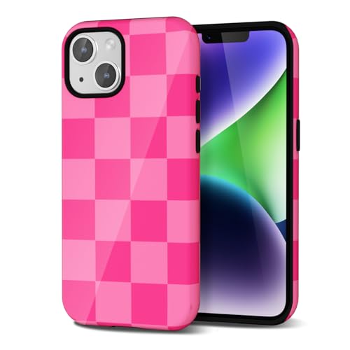 Coque iPhone 14 Plus motif damier coloré pour sublimer vos looks