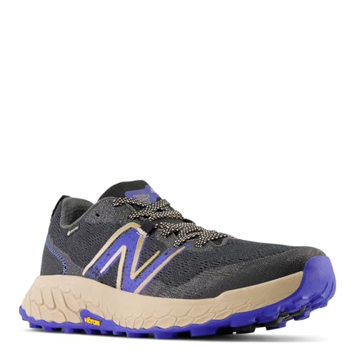 New Balance Herren Fresh Foam X Hierro V7 Traillaufschuh, Schwarz/Marineblau, 42 EU