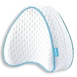Viscofoam Memory Foam Knee Pillow for Side Sleepers – Orthopedic & Ergonomic Support for Back, Hip, Leg & Joint Pain Relief - Breathable Fabric and Soft Surfaces