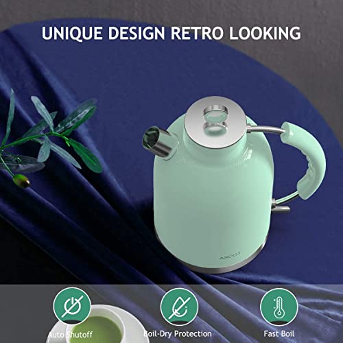 ASCOT Electric Kettle, Stainless Steel Electric Tea Kettle Gifts for