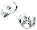 FANTOM 2.00 Carat Total Weight Sterling Silver Simulated Peridot Green Colored Round Cz Stud Earrings- August Simulated Birthstone