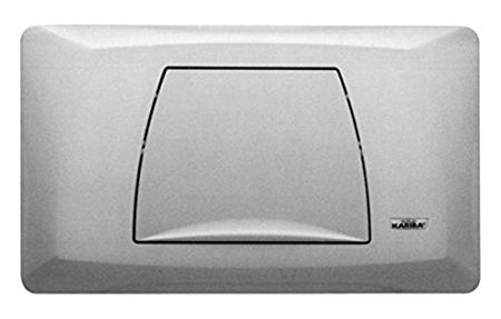 KARIBA Serie 306300 Classic Duo Placca Comando Mono Pulsante Bianca