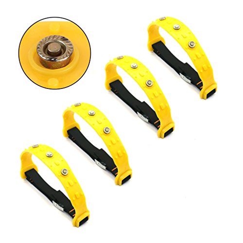 Snow Chains Tire Chains for SUV Cars Trucks Vehicle Universal Security Chain Anti Skid Chains For Ice Snow Mud Sand Universal 10PCS 7.2-11.6'' Easy To Install Remove Adjustable Durable Winter Driving