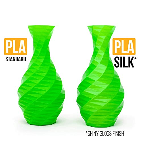 Image of Gizmo Dorks PLA Filament for 3D Printers 1.75mm 200g, 4 Color Pack Multicolor (Silk-Blue, Red Pink, Teal, Yellow Gold)