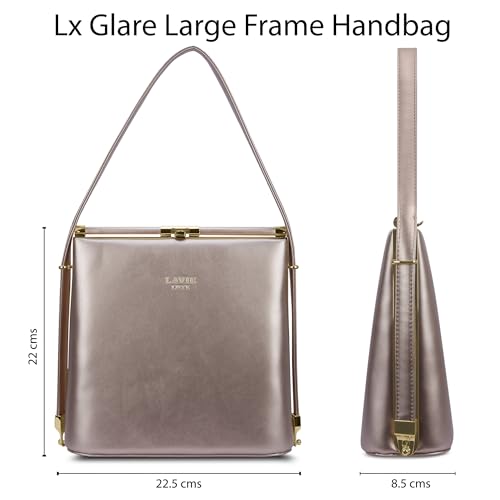 Image of Lavie Luxe Women's Glare25 Frame Satchel Handbag | Satchel Bag For Work | Ladies Purse | Stylish Shoulder Bag | Gift For Women