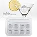 Cooling Stone for Beer, Reusable Stainless Steel Ice Cubes Set Cooling Cubes Chilling Rocks with Tong for Whiskey Vodka Wine Beer and All Drinks (Color : #3)