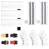 SQLJYU Paños de Microfibra Reutilizables Limpiar con Vapor para Karcher SC1 SC2...