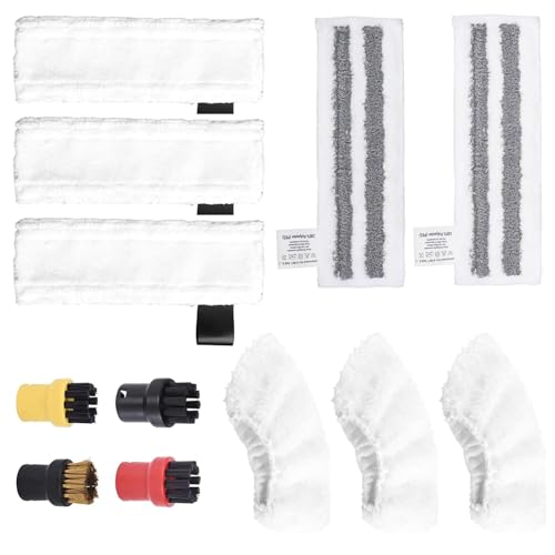SQLJYU Paños de Microfibra Reutilizables Limpiar con Vapor para Karcher SC1 SC2 SC3 SC4 SC5 SV7, Limpiador a Vapor, Accesorios para Karcher Limpiacristales