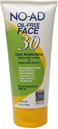NO-AD Oil-Free Face Lotion SPF 30 6 oz by No-Ad