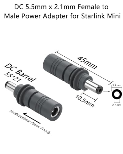 Adaptador de Corriente DC 5.5mm x 2.1mm 4 Unidades miniatura 6