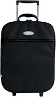 Mala de viagem bordo 10Kg padrão Anac forrada e resistente (Preto)