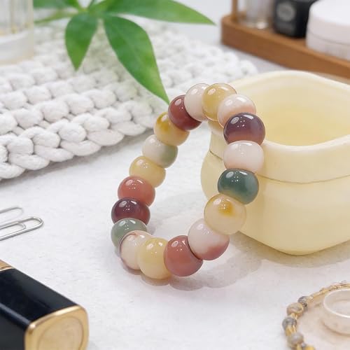 Image of MUDI Bracelet For Women, Bodhi Seed Beads Bracelets Fidget Healing Energy Protection Stretch to My Man Jewelry Gift