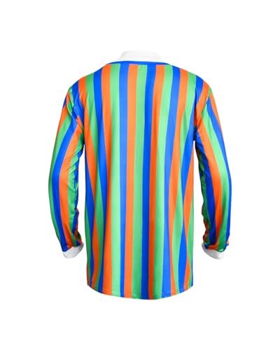 Pull à manches longues pour homme en maille douce à rayures rétro - 3