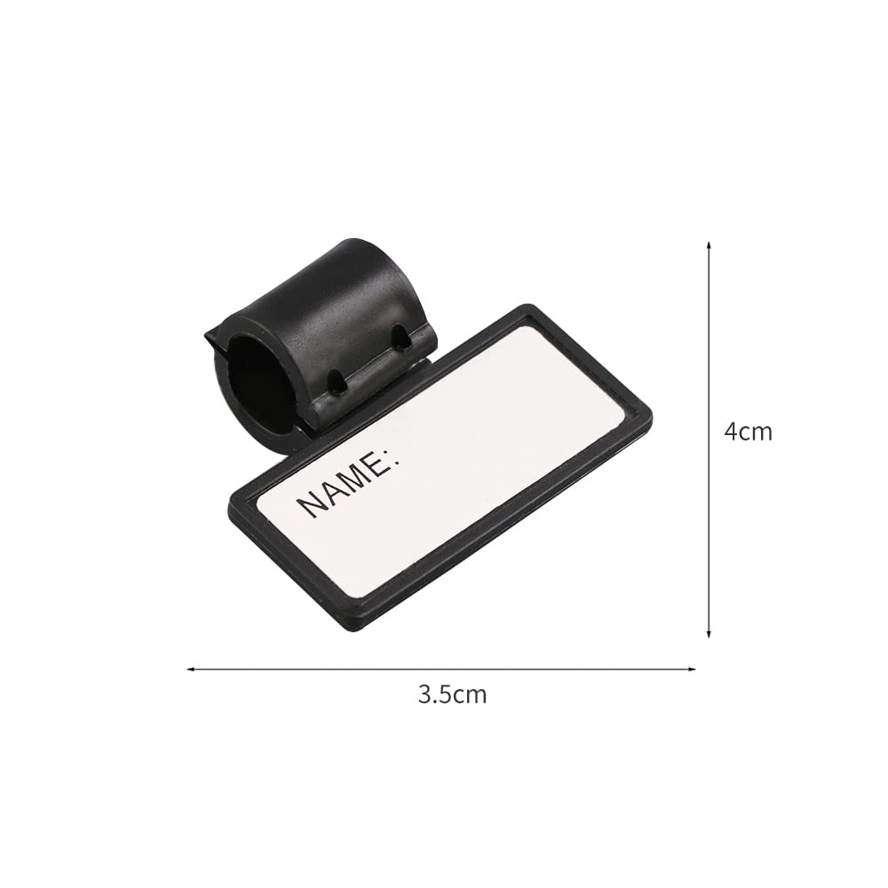 Amazon.co.jp: 2個セットブラック聴診器ネームタグ ネームタグ小物