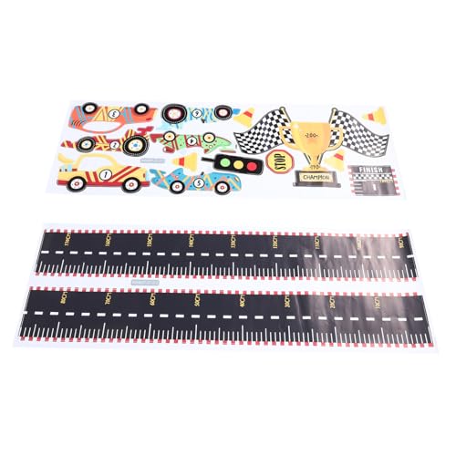 SUPVOX Creative Kids Height Ruler Wall Sticker Removable Growth Chart Decals Kids Room Height Chart