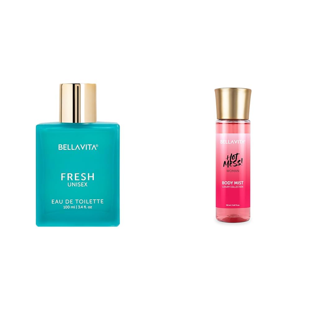 Bella Vita Luxury FRESH Unisex Eau De Toilette Hot Mess Woman Body Spray Mist Perfume with Citrus Mandarin Passionfruit Rose Jasmine Vanilla & Musk Long Lasting Fragrance 150ML-picture-10