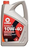 Comma EUL5L Eurolite Semi Synthetic 10W40 Motor Oil, 5 Liter, 16 Count (Pack of 4508)