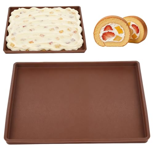 Tapis de cuisson en silicone 30 x 40 x 1 cm,Silicone Tapis Cuisson anti-débordement,tapis de cuisson pour séchoir à fruits roulés suisses avec...